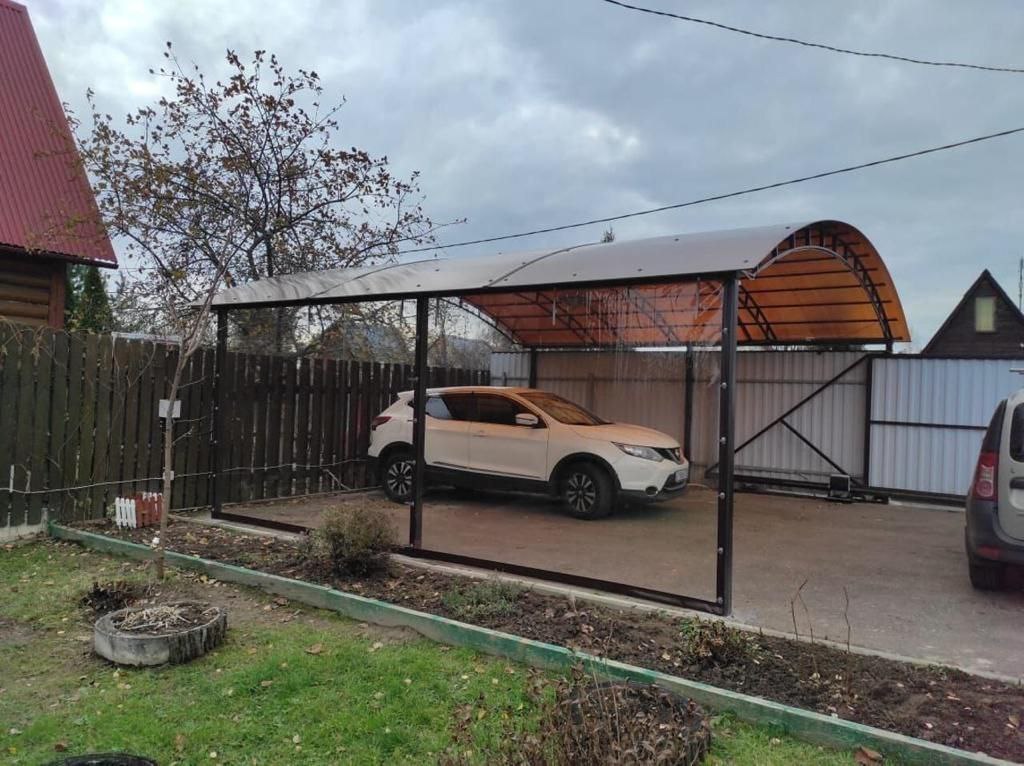 Прозрачные шторы ПВХ для навеса под автомобиль в Нерехте